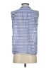 J.Crew Blue Sleeveless Button-Down Shirt Size 2 - photo 2