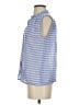 J.Crew Blue Sleeveless Button-Down Shirt Size 2 - photo 5