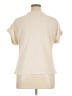 Unbranded 100% Polyester Ivory Short Sleeve Blouse Size XL - photo 2