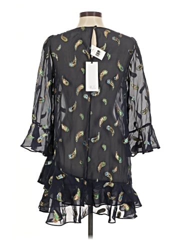 Saloni 3/4 Sleeve Silk Top (view 2)
