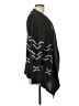 Absolutely Creative Worldwide 100% Acrylic Stars Black Gray Cardigan Size M - photo 4