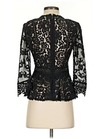 Rebecca Taylor 3/4 Sleeve Silk Top (view 2)