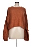 Moon & Madison 100% Acrylic Orange Pullover Sweater Size L - photo 1