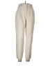 Express Solid Ivory Casual Pants Size 8R - photo 1