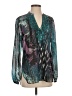Hale Bob Teal Long Sleeve Blouse Size S - photo 1