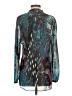 Hale Bob Teal Long Sleeve Blouse Size S - photo 2