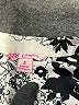 Candie's 100% Polyester Floral White Silver Long Sleeve Blouse Size S - photo 7