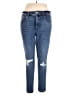 Express Outlet Hearts Blue Jeans Size 14 - photo 1