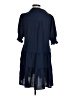 Unbranded 100% Polyester Solid Blue Casual Dress Size M - photo 2