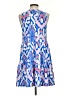 Crown & Ivy Print Blue Cocktail Dress Size S - photo 2