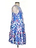 Crown & Ivy Print Blue Cocktail Dress Size S - photo 4