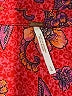 Free People 100% Polyester Red Long Sleeve Blouse Size L - photo 6