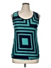 Lavish 100% Polyester Teal Tank Top Size XL - photo 1