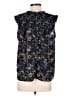 Caslon 100% Polyester Blue Sleeveless Blouse Size M - photo 2