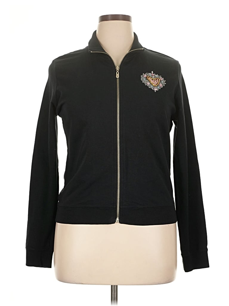 Pre-owned Bcbgmaxazria Cardigan Sweater In Black