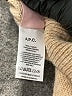 A.P.C. Argyle Tan Pullover Sweater Size M - photo 8