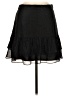 Madewell Solid Black Casual Skirt Size 6 - photo 1
