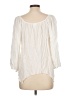 grand & greene 100% Rayon Ivory 3/4 Sleeve Blouse Size L - photo 2