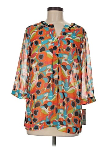 Evan Picone 3/4 Sleeve Blouse (view 1)