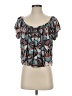 Townsen Teal Short Sleeve Silk Top Size XS - photo 1