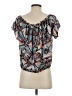 Townsen Teal Short Sleeve Silk Top Size XS - photo 2