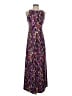 Wisp Animal Print Purple Casual Dress Size 4 (petite) - photo 1