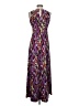 Wisp Animal Print Purple Casual Dress Size 4 (petite) - photo 2