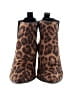 Nine West Animal Print Brown Ankle Boots Size 8 - photo 2