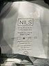 NILS Metallic Silver Long Sleeve Blouse Size M - photo 7