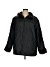 DressBarn 100% Polyurethane Solid Black Coat Size XL - photo 1