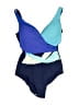Shein Color Block Blue One Piece Swimsuit Size XS (estimated) - photo 1
