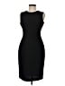 Calvin Klein Solid Black Cocktail Dress Size 6 - photo 1