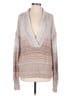 Pilcro by Anthropologie Metallic Silver Pullover Sweater Size M - photo 1