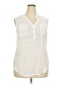 Torrid Ivory Sleeveless Blouse Size 2X Plus (2) - photo 1