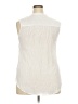 Torrid Ivory Sleeveless Blouse Size 2X Plus (2) - photo 2