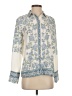 Cupcakes & Cashmere 100% Polyester Paisley Ivory Long Sleeve Blouse Size XS - photo 1