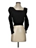 KLD Signature Black Long Sleeve Top Size S - photo 1