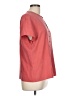 Carlisle 100% Silk Red Short Sleeve Silk Top Size 12 - photo 4