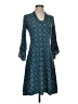 Max Studio Paisley Teal Casual Dress Size S (estimated) - photo 1