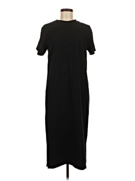 smart black dress for funeral Needles - Women's Fringe Open Collar Shirt Dress - Black - Rayon Corduroy