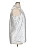Assorted Brands 100% Polyester Metallic Silver Sleeveless Blouse Size XL - photo 4
