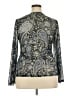Shein Curve Paisley Gray Long Sleeve Blouse Size 16 Plus (2) - photo 2