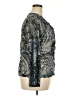 Shein Curve Paisley Gray Long Sleeve Blouse Size 16 Plus (2) - photo 4