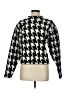 Express Houndstooth Black Pullover Sweater Size M - photo 1