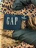 Gap 100% Polyester Animal Print Brown Long Sleeve Blouse Size S - photo 7