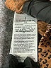 Gap 100% Polyester Animal Print Brown Long Sleeve Blouse Size S - photo 8