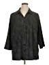 Maggie Barnes for Catherines Paisley Gray button down Size 1X - photo 1