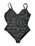 Old Navy Stripes Black One Piece Swimsuit Size 3X (tall) - photo 1