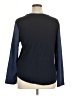 Joe Fresh 100% Rayon Color Block Blue Long Sleeve Top Size XL - photo 2
