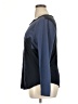 Joe Fresh 100% Rayon Color Block Blue Long Sleeve Top Size XL - photo 5